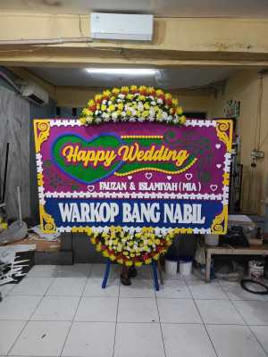 Papan Bunga Gedung Pernikahan Cikande