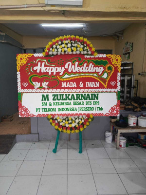 Papan Bunga Gedung Pernikahan Cikande